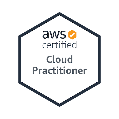 AWS Cloud Practitioner badge